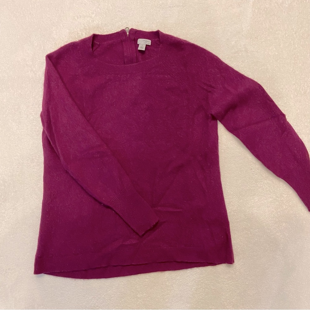 Magenta cashmere sweater